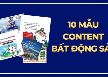 12 mẫu content bất động sản thu hút khách hàng tăng lượng tương tác