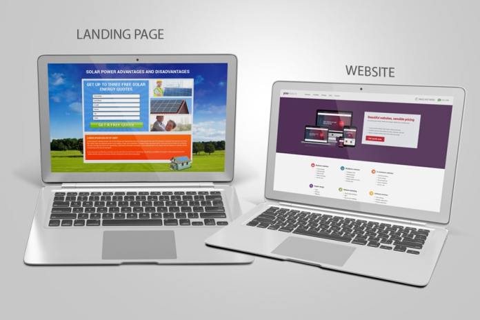 business-landing page-or-website