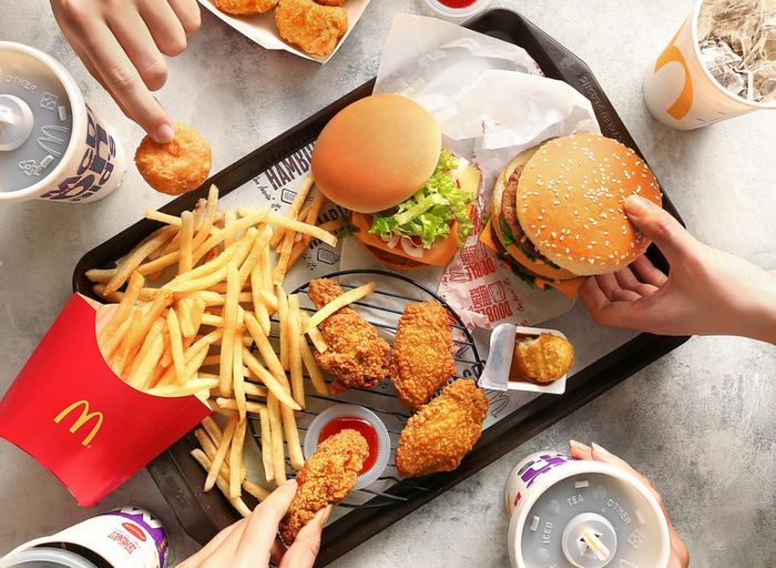 Sản phẩm đa dạng trong menu của McDonald