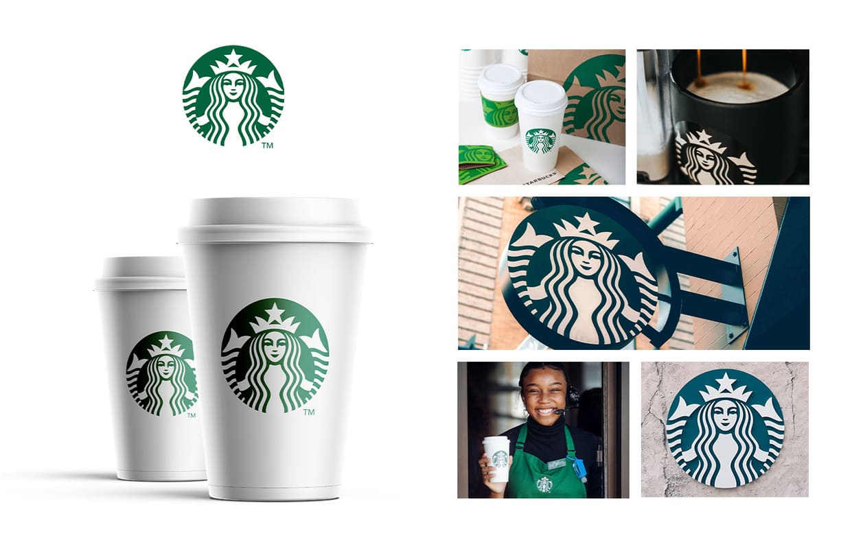 Thương hiệu Starbucks nổi tiếng với hình ảnh nàng tiên cá và mái tóc dài bồng bềnh