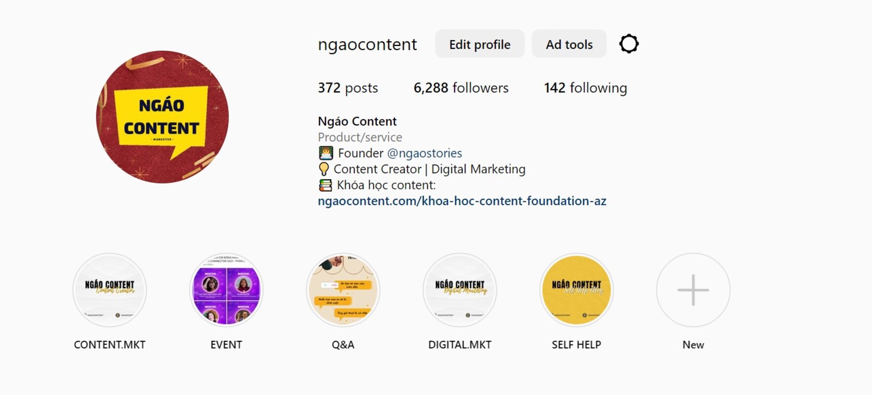 Tài khoản Instagram doanh nghiệp cung cấp nhiều tính năng phục vụ cho công việc