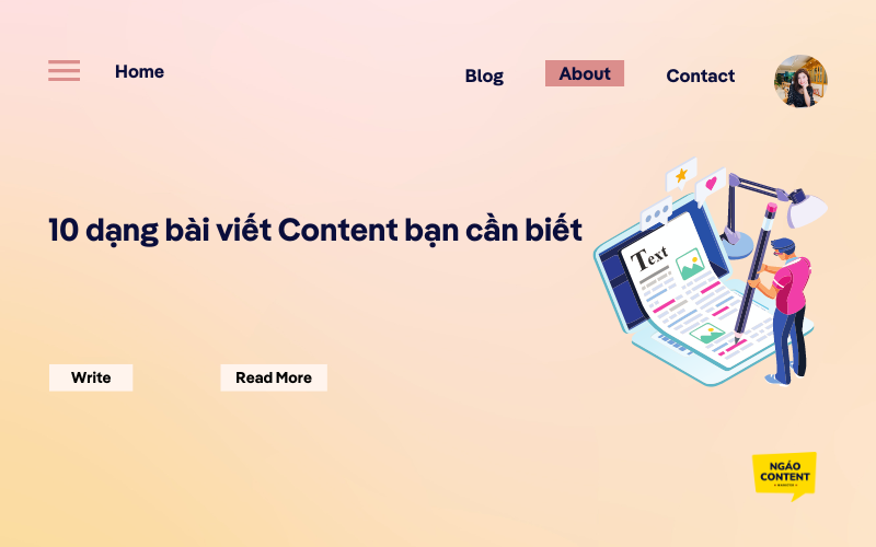 Các dạng bài viết Content bạn cần biết 3 10 dạng bài viết Content