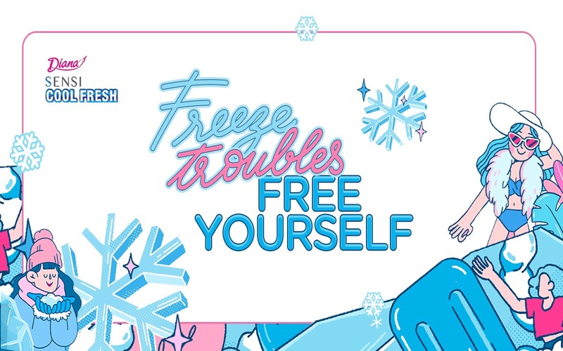 Với thông điệp “Freeze trouble – Free yourself” Diana đã truyền tải thông điệp mới ý nghĩa